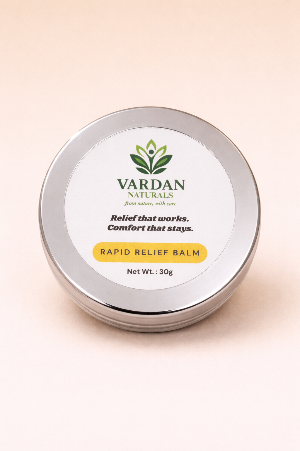 Rapid Relief Balm – Ayurvedic pain relief balm for muscles and joints